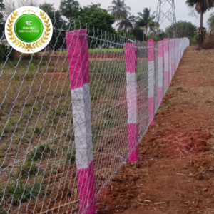 Completed fencing work by fencing contractors in Chennai