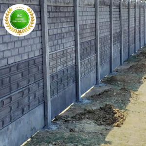 Concrete wall fencing work in Chennai