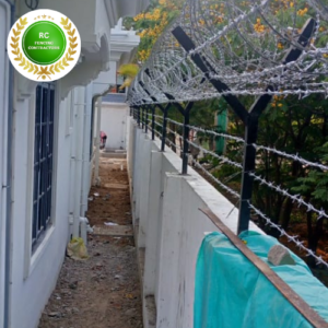 Barbed wire fencing completed in Chennai