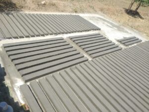 Precast concrete fence slabs made for Chennai projects